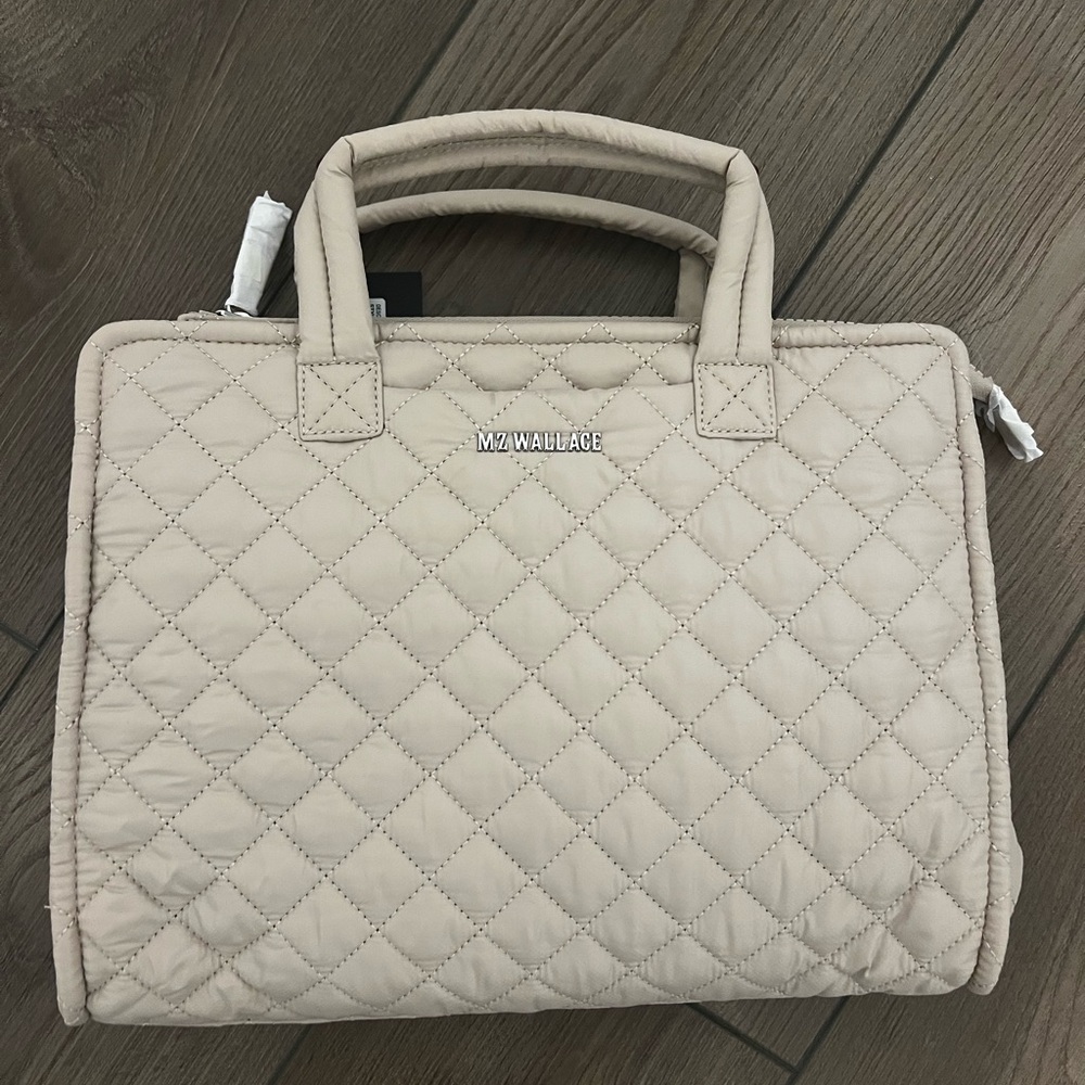 MZ Wallace Cream Quilted Women's Bag